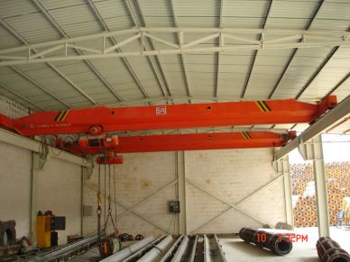 20-Tonnen-10 Tonnen Overhead Crane Single Girder Brückenkran