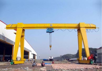 Werkseitig gefertigte elektrische 10-Tonnen-Hebebühne mit einem Trägerportalkran