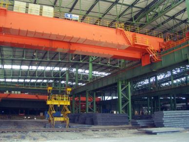 QD-Fabrik 90 Tonnen-Laufkran