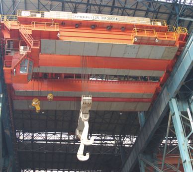 QD Stahlwerk 500 Tonnen Kran